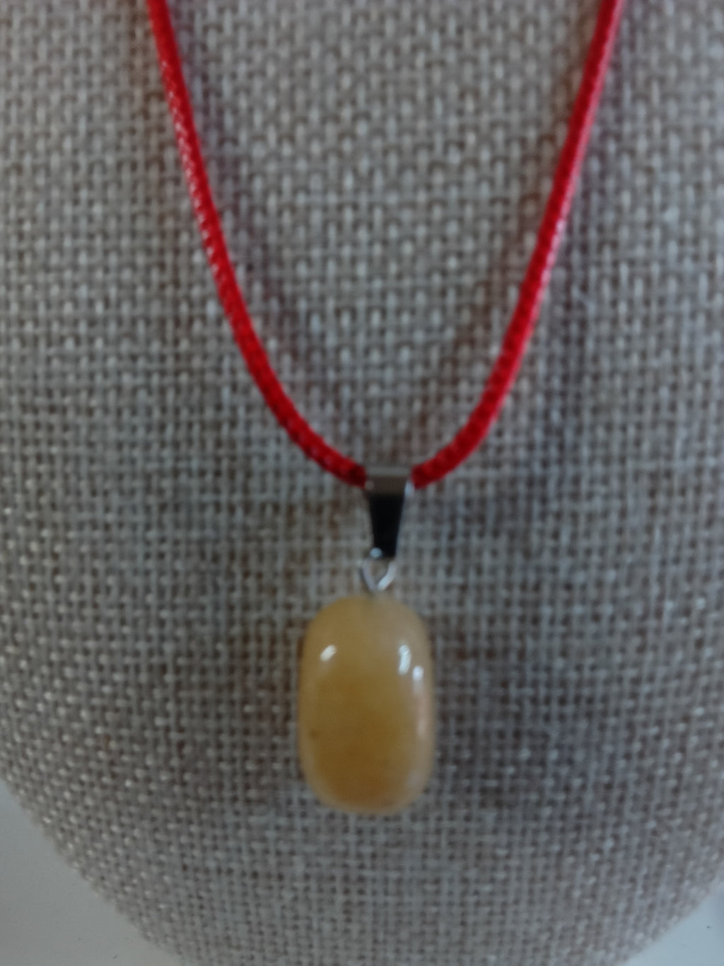 Cord Crystal Stone Necklace