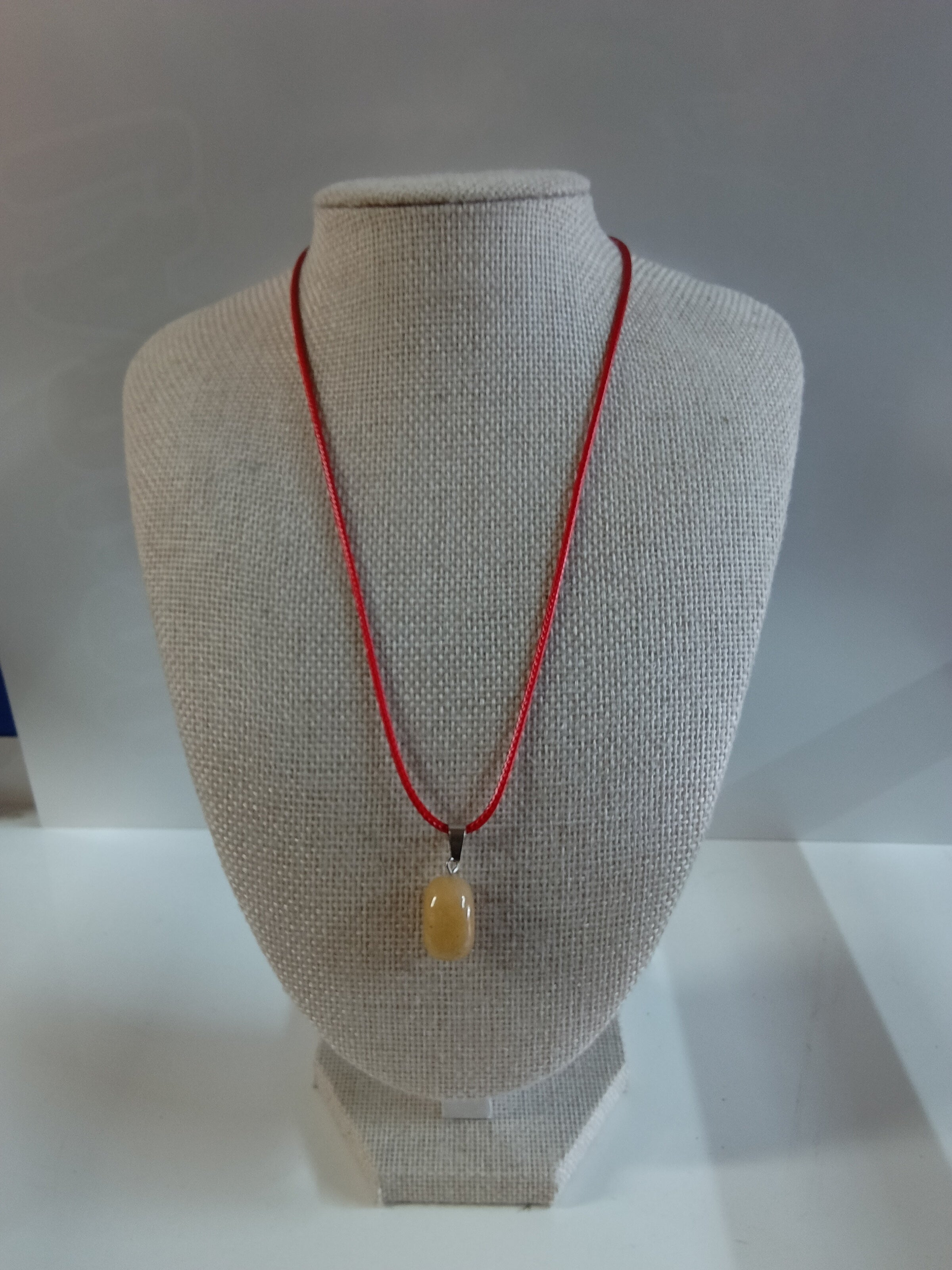 Cord Crystal Stone Necklace